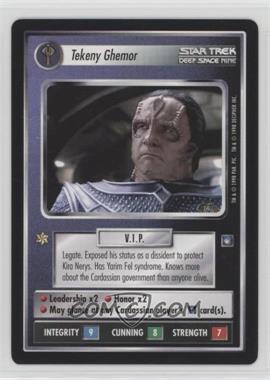 1998 Star Trek CCG: Deep Space 9 - [Base] #_TEGH - Tekeny Ghemor