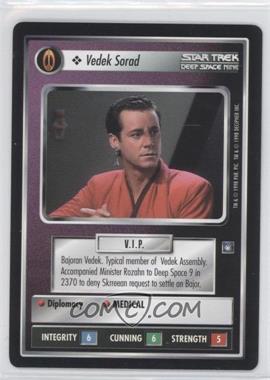 1998 Star Trek CCG: Deep Space 9 - [Base] #_VESO - Vedek Sorad