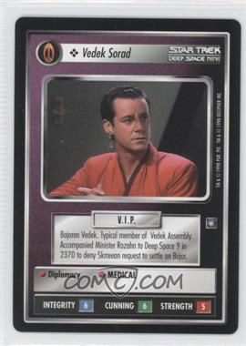 1998 Star Trek CCG: Deep Space 9 - [Base] #_VESO - Vedek Sorad