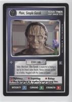 Plain, Simple Garak