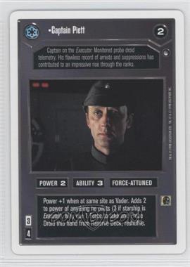 1998 Star Wars CCG: Hoth - Expansion - Unlimited White Border #_NoN - Captain Piett