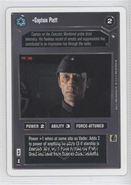 1998 Star Wars CCG: Hoth - Expansion - Unlimited White Border #_NoN - Captain Piett