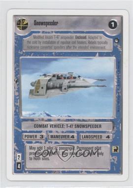 1998 Star Wars CCG: Hoth - Expansion - Unlimited White Border #_NoN - Snowspeeder