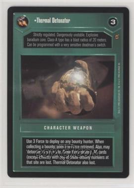 1998 Star Wars CCG: Jabba's Palace - Expansion #_THDE - Thermal Detonator
