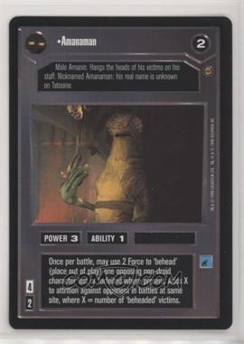 1998 Star Wars CCG: Jabba's Palace - Expansion #AMAN - Amanaman