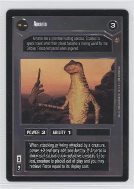 1998 Star Wars CCG: Jabba's Palace - Expansion #AMAN - Amanin