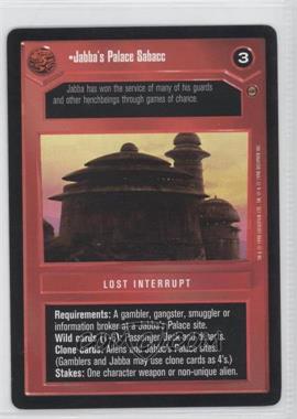 1998 Star Wars CCG: Jabba's Palace - Expansion #JPSA - Jabba's Palace Sabacc