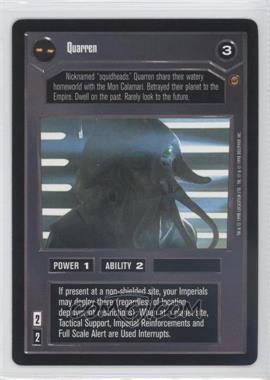 1998 Star Wars CCG: Jabba's Palace - Expansion #QUAR - Quarren