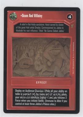 1998 Star Wars CCG: Jabba's Palace - Expansion #SCVI - Scum and Villainy