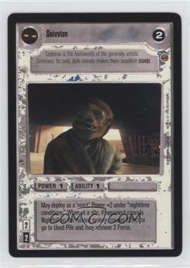 1998 Star Wars CCG: Jabba's Palace - Expansion #SNIV - Snivvian