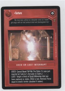 1998 Star Wars CCG: Jabba's Palace - Expansion #TORT - Torture