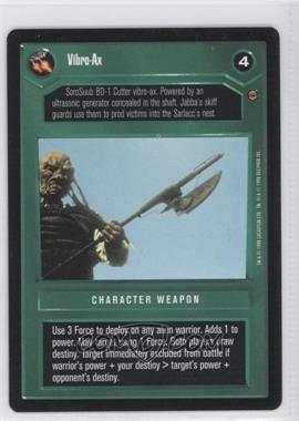 1998 Star Wars CCG: Jabba's Palace - Expansion #VIAX - Vibro-Ax (Dark)