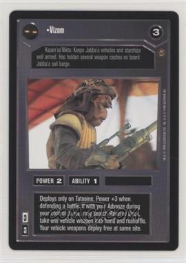 1998 Star Wars CCG: Jabba's Palace - Expansion #VIZA - Vizam