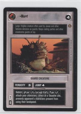 1998 Star Wars CCG: Jabba's Palace - Expansion #WORR - Worrt