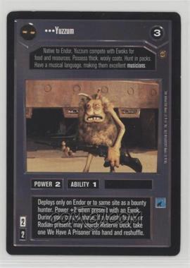 1998 Star Wars CCG: Jabba's Palace - Expansion #YUZZ - Yuzzum [Noted]