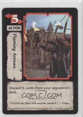 1998 Xena Warrior Princess Collectible Card Game - Base Set - 1st Edition #128 - Flaming Arrows