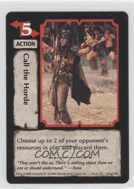 1998 Xena Warrior Princess Collectible Card Game - Base Set - 1st Edition #149 - Call the Horde