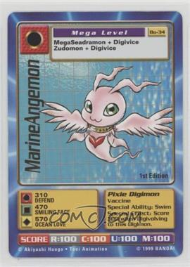 1999 Digimon - Digital Monsters - Trading Card Game [Base] - 1st Edition #BO-34 - MarineAngemon