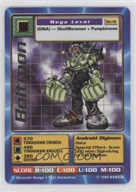 1999 Digimon - Digital Monsters - Trading Card Game [Base] - 1st Edition #BO-41 - Boltmon