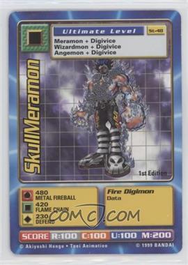 1999 Digimon - Digital Monsters - Trading Card Game [Base] - 1st Edition #ST-48 - SkullMeramon