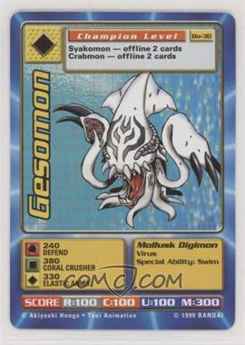 1999 Digimon - Digital Monsters - Trading Card Game [Base] - Unlimited #BO-30 - Gesomon