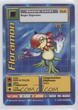 1999 Digimon - Digital Monsters - Trading Card Game [Base] - Unlimited #BO-81 - Floramon
