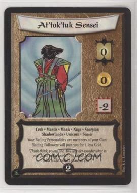 1999 Legend of the Five Rings CCG - Ambition's Debt - [Base] #ATSE - At'tok'tuk Sensei