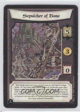 1999 Legend of the Five Rings CCG - Honor Bound - [Base] #SEBO - Sepulcher of Bone
