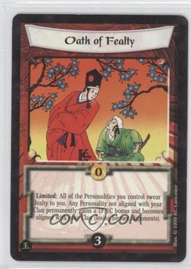 1999 Legend of the Five Rings CCG - Pearl Edition - [Base] #OAFE - Oath of Fealty