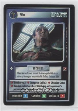 1999 Star Trek CCG: Blaze of Glory - 18 Card Foil Sub-Set [Base] #_ELIM - Elim