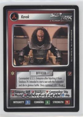 1999 Star Trek CCG: Blaze of Glory - [Base] #_KAVO - Kavok [EX to NM]