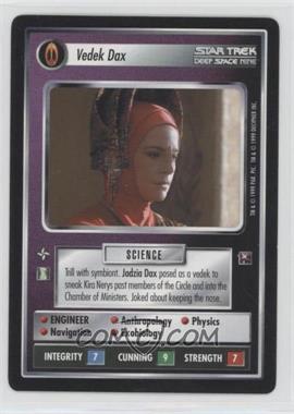 1999 Star Trek CCG: Second Anthology - [Base] #VEDA - Vedek Dax