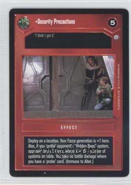 1999 Star Wars CCG: Endor - Expansion #_SEPR - Security Precautions