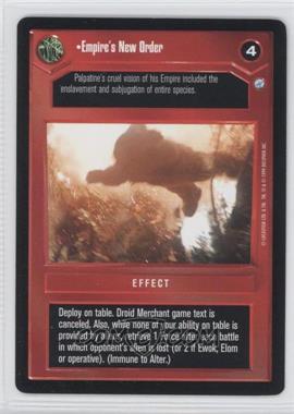 1999 Star Wars CCG: Endor - Expansion #ENOR - Empire's New Order
