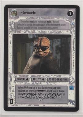 1999 Star Wars CCG: Endor - Expansion #ORRI - Orrimaarko