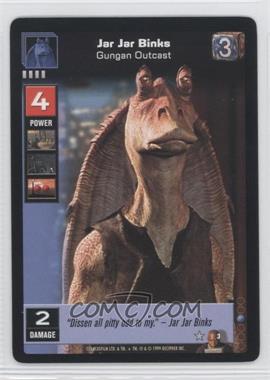 1999 Star Wars: Young Jedi Collectible Card Game - The Jedi Council - Expansion #3 - Jar Jar Binks