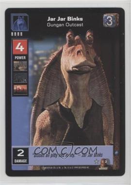 1999 Star Wars: Young Jedi Collectible Card Game - The Jedi Council - Expansion #3 - Jar Jar Binks