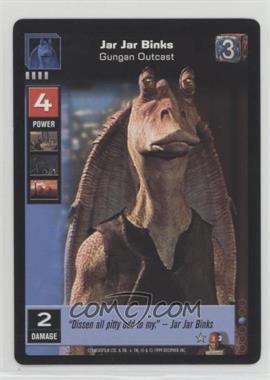 1999 Star Wars: Young Jedi Collectible Card Game - The Jedi Council - Expansion #3 - Jar Jar Binks
