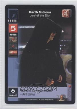 1999 Star Wars: Young Jedi Collectible Card Game - The Jedi Council - Expansion #72 - Darth Sidious