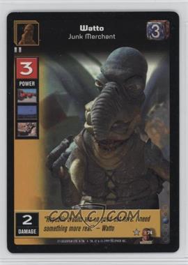 1999 Star Wars: Young Jedi Collectible Card Game - The Jedi Council - Expansion #74 - Watto