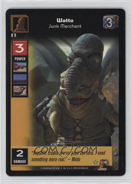 1999 Star Wars: Young Jedi Collectible Card Game - The Jedi Council - Expansion #74 - Watto