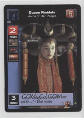 1999 Star Wars: Young Jedi Collectible Card Game - The Jedi Council - Expansion #9 - Queen Amidala