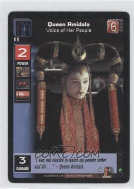 1999 Star Wars: Young Jedi Collectible Card Game - The Jedi Council - Expansion #9 - Queen Amidala