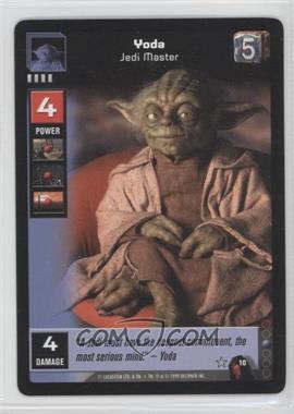 1999 Star Wars: Young Jedi Collectible Card Game - The Menace of Darth Maul - [Base] #10 - Yoda