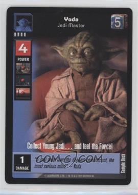 1999 Star Wars: Young Jedi Collectible Card Game - The Menace of Darth Maul - [Base] #10.2 - Yoda (Sample Deck)