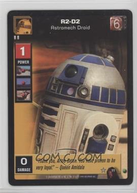 1999 Star Wars: Young Jedi Collectible Card Game - The Menace of Darth Maul - [Base] #11 - R2-D2