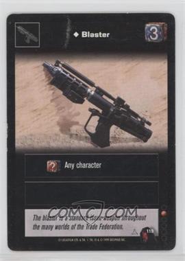 1999 Star Wars: Young Jedi Collectible Card Game - The Menace of Darth Maul - [Base] #119 - Blaster [EX to NM]