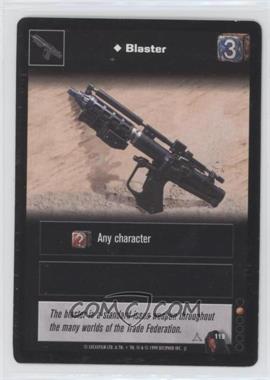 1999 Star Wars: Young Jedi Collectible Card Game - The Menace of Darth Maul - [Base] #119 - Blaster [EX to NM]