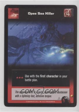 1999 Star Wars: Young Jedi Collectible Card Game - The Menace of Darth Maul - [Base] #127 - Opee Sea Killer