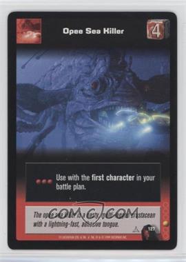 1999 Star Wars: Young Jedi Collectible Card Game - The Menace of Darth Maul - [Base] #127 - Opee Sea Killer